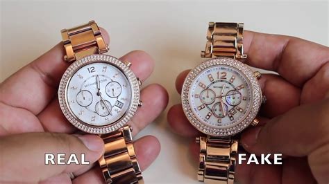 michael kors fake vs real watch|michael kors watch authenticity.